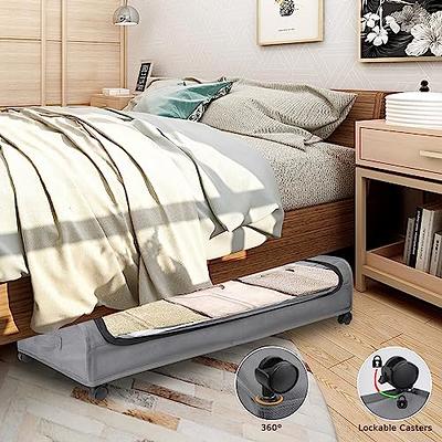 Easy Home Under Bed Storage Bag Fabric Underbed Clothes Storage