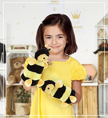 DolliBu Honeybee Plush Hand Puppet for Kids - Soft Plush Stuffed Animal  Hand Puppet Toy for Puppet Show Games Puppet Theaters for Kids, Adult Cute