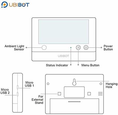 UbiBot Temperature Humidity Sensor: WiFi, Cellular & RJ45 Ethernet