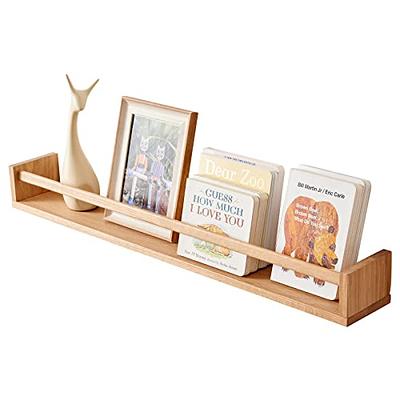 Natural Wood Floating Shelf Decorative Wall Shelves Wooden