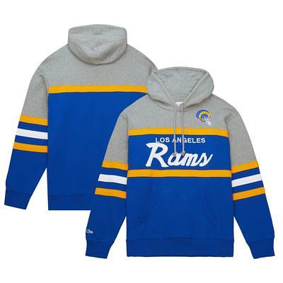 Mitchell & Ness Los Angeles Rams Head Coach Hoodie Royal/Yellow - Size S