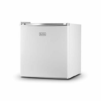 Black+decker BCRK32V 3.2 Cu ft Compact Refrigerator with Freezer, Silver VCM