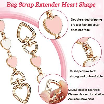  Anbys 2Pcs Bag Strap Extender Heart Shape Chain Strap