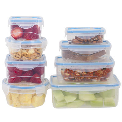 Clear Large Locking Storage Bins with Lids- 3 Pc.