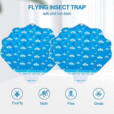 Flying Insect Trap Refill Kit, Indoor Plug-in Fly Trap Refill Sticky Glue  Cards, Safe Non