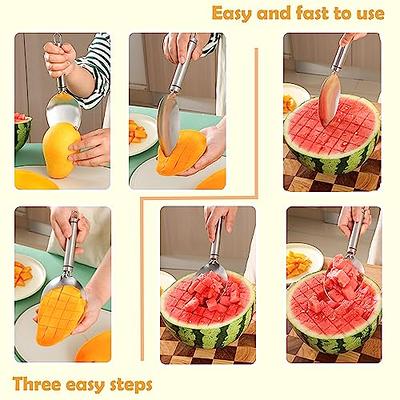 2pcs Multi-functional 3-in-1 Avocado Tool Set, Including Avocado Peeler,  Pitter And Slicer, Creative Kitchen Gadget