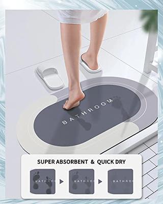 Super Absorbent Floor Mat, Quick-drying Bathroom Carpet, Simple Kitchen  Door Mat, Machine Washable Large Living Room Carpet, Rubber Non-slip Bottom