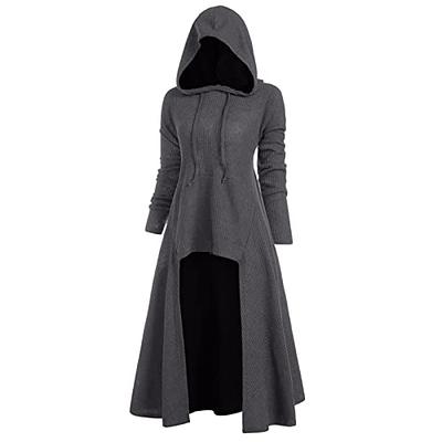 Halloween Costumes for Women Sexy 2022 Women's Gothic Witch Dress Medieval  Corset Renaissance Dress with Hood Victorian Dresses Halloween Cosplay  Costume 