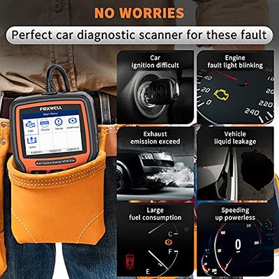 FOXWELL NT510 Elite Scan Tool fit for BMW Scanner Full Diagnostic Tool OBD2  Scanner, All System Bi-Directional Control Code Reader with All Reset