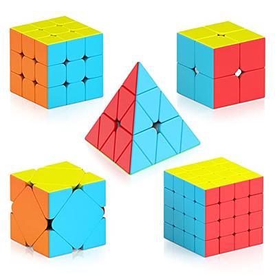  Vdealen 11 Pack Speed Cube Set Puzzle Cube Bundle Fidget Ball  2x2 3x3 4x4 Pyramid Dodecahedron Skewb Snake Infinity Magic Cube, Smooth  Cube Pack Toys Gift for Kids & Adults 