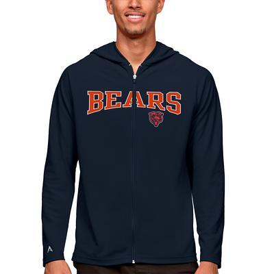 Men's Antigua Navy Chicago Bears Victory Pullover Hoodie