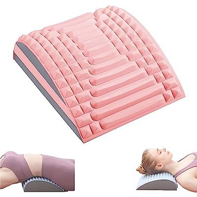 Neck and Back Stretcher Pillow, Back Cracker for Lower Back Pain Relief  Treatment, Chronic Lumbar Support, Herniated Disc, Sciatica Nerve, Spinal  Stenosis, Posture Corrector (Pink) - Yahoo Shopping