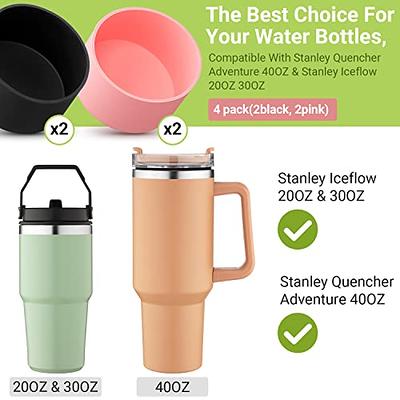 2 PACK Silicone Boot and 2 PACK Silicone Straws for Stanley