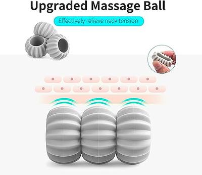 Neck Massager, Roller Massager for Pain Relief Deep Tissue Handheld Shoulder Massager Tool with 6 Ball Massage Points for Leg Waist Neck and Shoulder