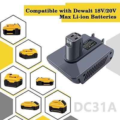 22.2V Replacement Spare Parts DC34 Li-Ion Vacuum Battery Adapter+