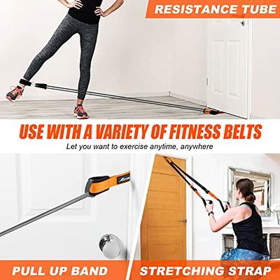 HPYGN Resistance Bands Set, Exercise Bands with Handles, Ankle Straps, Door Anchor, Carry Bag