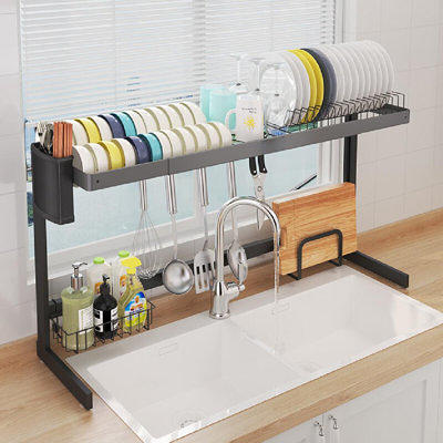 Stainless Steel 2 Tier Dish Rack - Yahoo Shopping