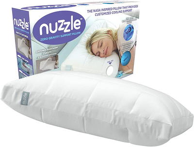 Nuzzle Nasa-Inspired, Ultra Cool Gel Memory Foam Bed Pillow, White,  Standard Queen - Yahoo Shopping