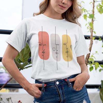 Women T-shirt Graphic Tees Abstract T-shirt Aesthetic 