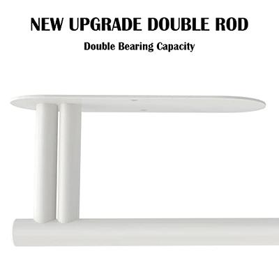 Paper Towel Holder Under Cabinet Wall Mount Double Rod Bearing