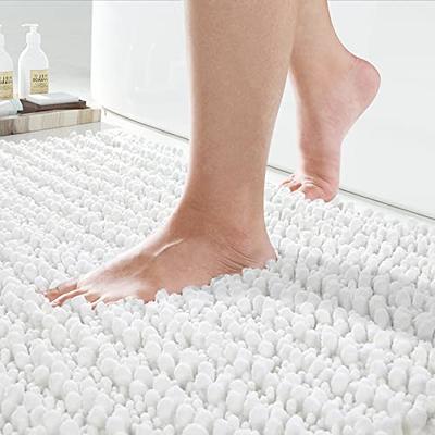 Yimobra Original Luxury Chenille Bath Mat, Soft Shaggy and Comfortable,  Large