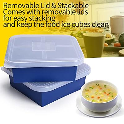 Silicone Freezer Trays - 2 Pack (8 One-Cup Portions)