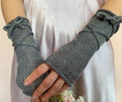 Crochet fingerless gray gloves Crochet wool mittens Lace gloves Arm warmers Victorian  gloves Cottagecore outfit - Yahoo Shopping