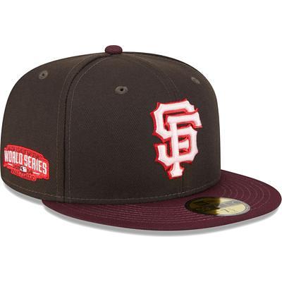 Men's Mitchell & Ness Cream/Orange San Francisco Giants 25 Years Homefield Fitted Hat