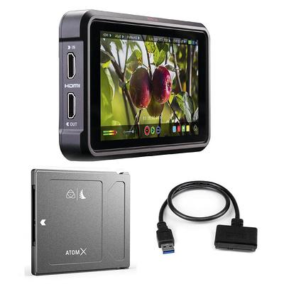 Atomos Ninja V 5-Inch HDR Viewable Portable Monitor with Power Kit v2  Bundle 