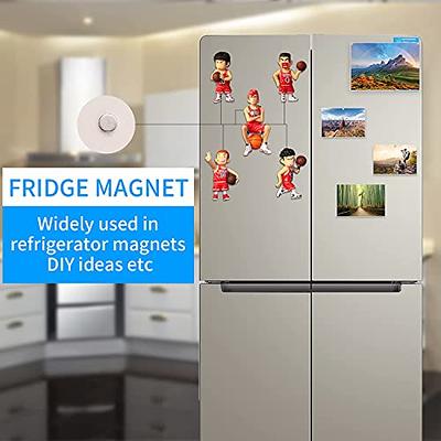 60Pcs Refrigerator Magnets, 5 Different Sizes Round Small Magnets for  Crafts, Rare Earth Magnets, Neodymium Magnets, Circle Strong Magnets for  Fridge