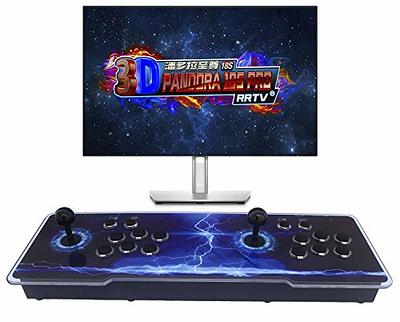 HAAMIIQII Pandora Box 3D Arcade Game Console, 8000 Games in 1, WiFi  Version, 1280x720 Full HD Video, Search/Save/Hide/Pause/Load/Add Games,  Favorite