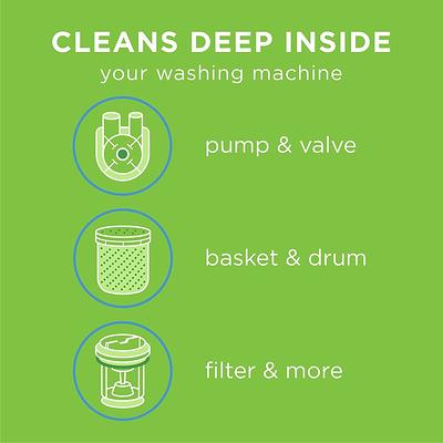 Glisten Washer Machine Cleaner, Liquid, Fresh Scent, 2-Pack 