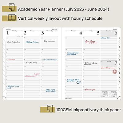 POPRUN 2023 2024 Academic Planners, 2024 Daily Weekly Monthly Planners