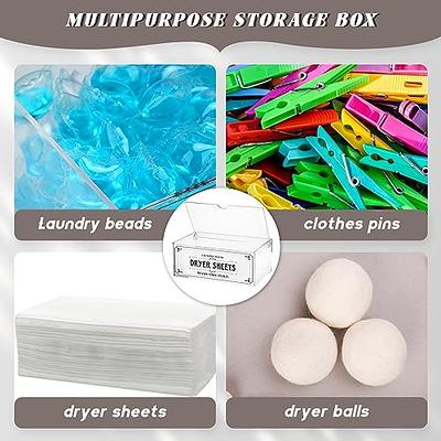 Dryer Sheets Box, Dryer Sheet Container, Dryer Sheet Organizer