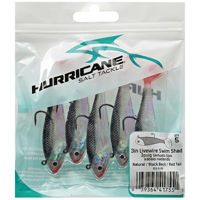 Tsunami Holographic Swim Shad Soft Bait, Sea Trout