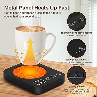 Misby Mug Warmer, Upgrade Coffee Warmer for Desk with 3 Temperature  Settings, Fast Heating Cup Warmer 12 Timer, 4H Auto Shut Off, Gravity  Sensor, Keep Best Temp for Tea,Beverage,Milk -Black - Yahoo