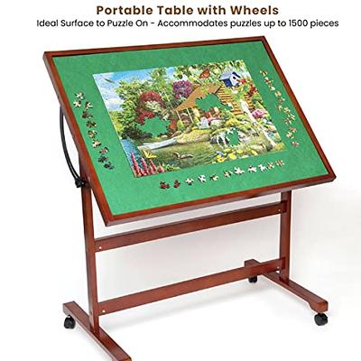 Lavievert Adjustable Jigsaw Puzzle Board with Wooden Cover, 5-Tilting-Angle Puzzle  Easel for Adults, Portable Puzzle Table with Non-Slip Surface for Games Up  to 1000 Pieces - Yahoo Shopping