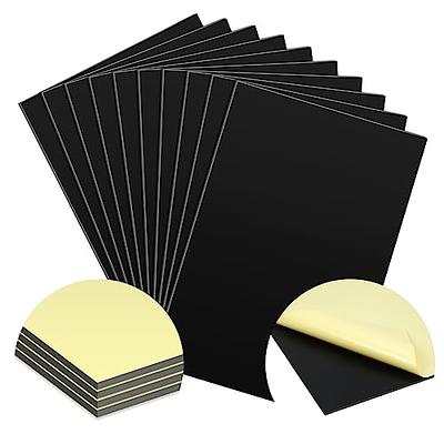 Foam Core Backing Board 3/16 Black 12x24- 5 Pack. Many Sizes Available.  Acid Free Buffered Craft Poster Board for Signs, Presentations, School