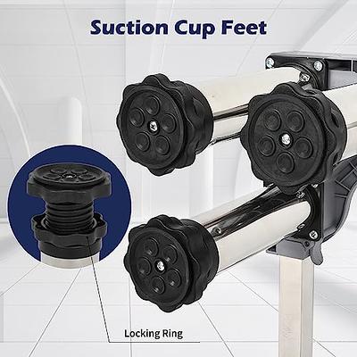 LUCKUP Washing Machine Stand Refrigerator Stand with 8 Heavy Duty Feet  (Height: 9.4-10.4) Washer Pedestal Adjustable Base for Washer and Dryer