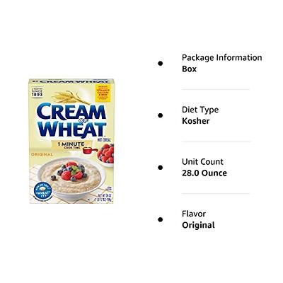 Cream of Wheat Instant Hot Cereal, Maple Brown Sugar, 12.3 Ounce