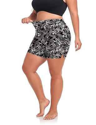 Inno Womens Plus Size Rash Guard Swim Shirt Short Sleeves UPF 50+ Swimwear  Workout Top 0X-6X