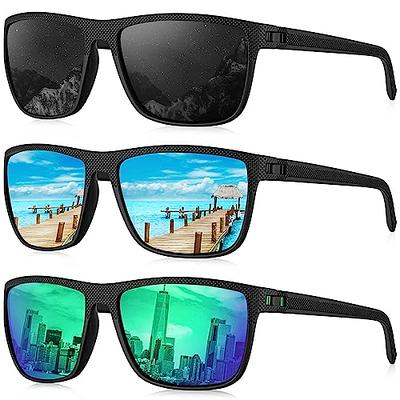 konqkin Polarized Sunglasses Sports Men Women - Sunglasses for Fishing 100%  UV Protection(Black+Green) - Yahoo Shopping