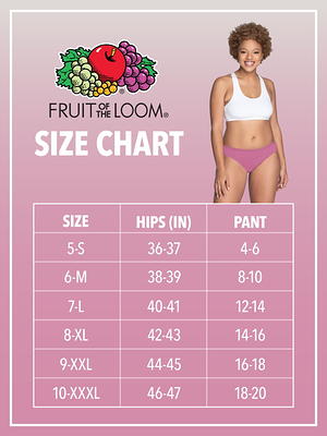 Fruit of the Loom Women's Breathable Underwear (Regular & Plus, Plus Size  Brief-Cooling Stripes-6 Pack Assorted Colors, 12