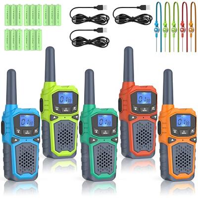 4 Adult Rechargeable Walkie Talkies - WokTok Long Range 2 Way Walkie  Talkies, Emergency Calls SOS Alarms Multifunctional, Kid's Toys, Ideal for  Teens