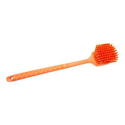 Lavex 20 White Nylon Floating Utility / Pot Scrub Brush