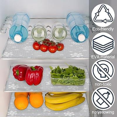  Shelf Liner, Cabinet Liner, Non Adhesive Kitchen Plastic Drawer  Liner, Non Slip Shelf Liners for Kitchen Cabinets, Pantry, Shelves, Under  Sink, Washable Refrigerator Liners(Clear, 17.5 x 240 inches)