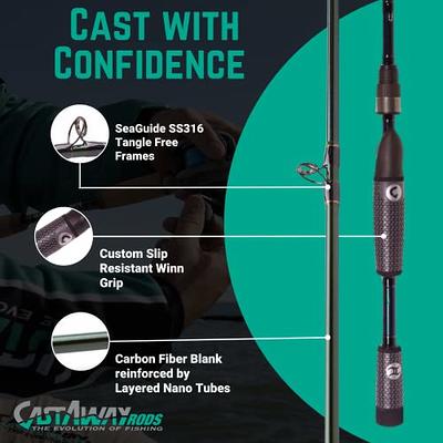 Castaway Invicta II - High Performance 7' Saltwater Spinning Rod