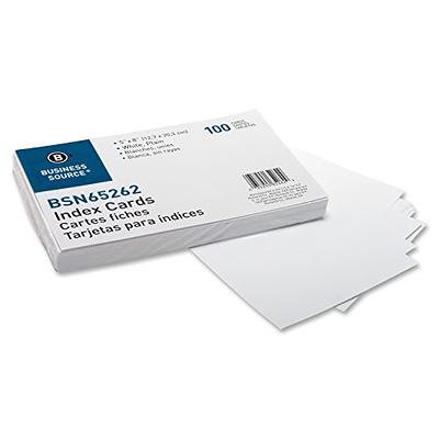 2.5 x 3.5 Blank Paper Business Cards Small Index Cards w Hole