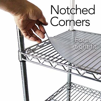 Poofzy Wire Shelf Liner 14 x 30, Set of 5 Shelf Liners for Wire Shelving  Plastic Non-Adhesive for Pantry, Kitchen Cabinets (Clear)