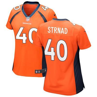 Men's Denver Broncos Nike Orange Customized Game Jersey